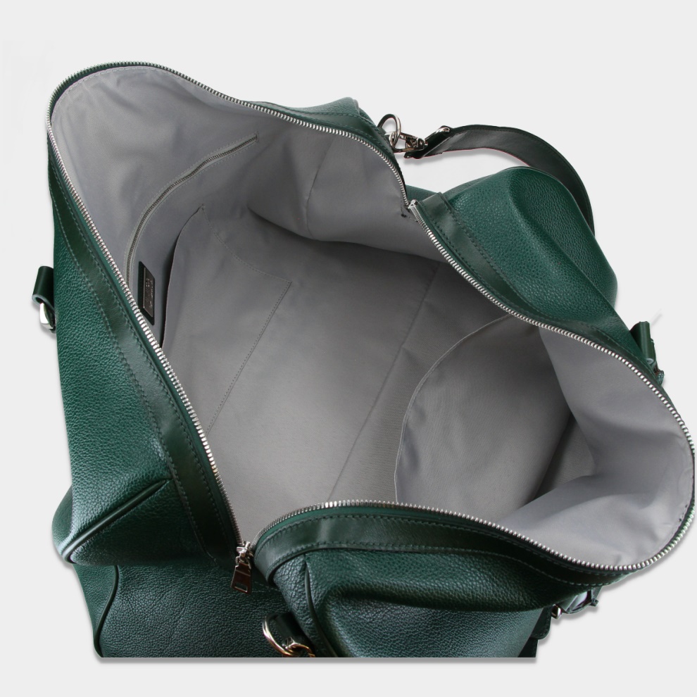 Travel bag Louvre green/gold (3)
