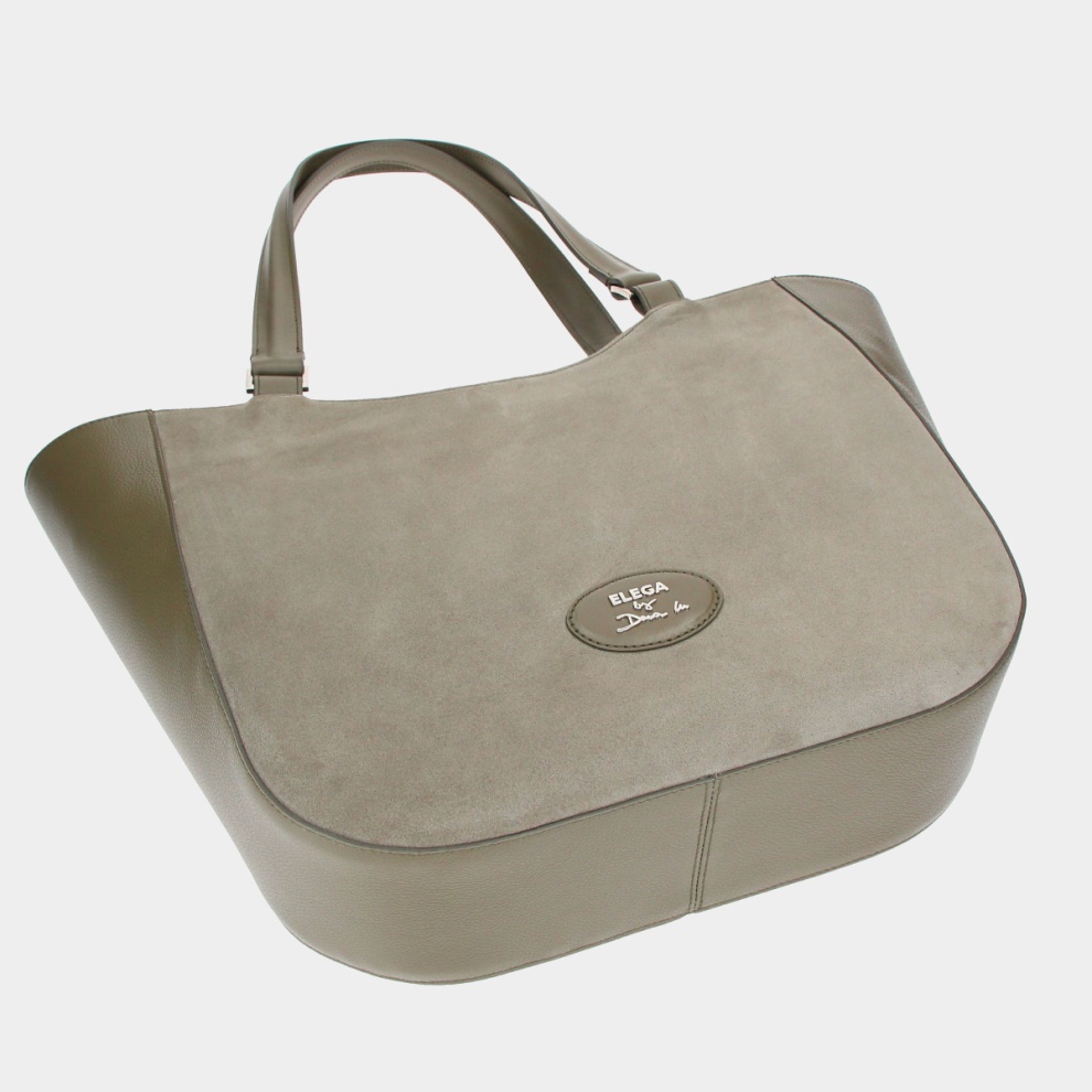 Shopper bag Brera blue/gold (5)