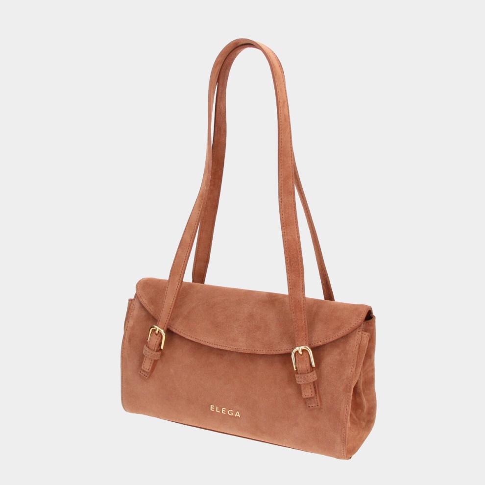 Small Arlette handbag cognac/gold (4)