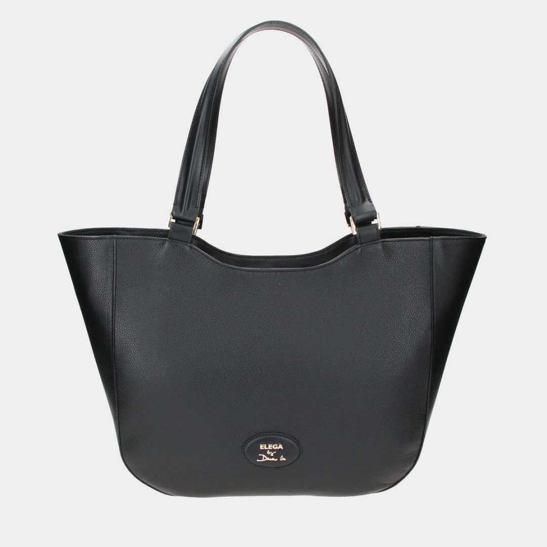 Shopper bag Brera black/gold