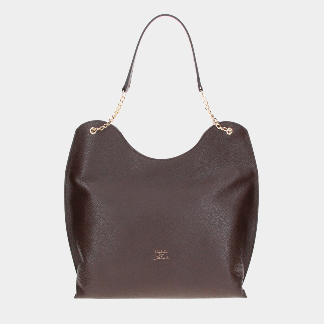 Handbag Autogram dark brown/gold