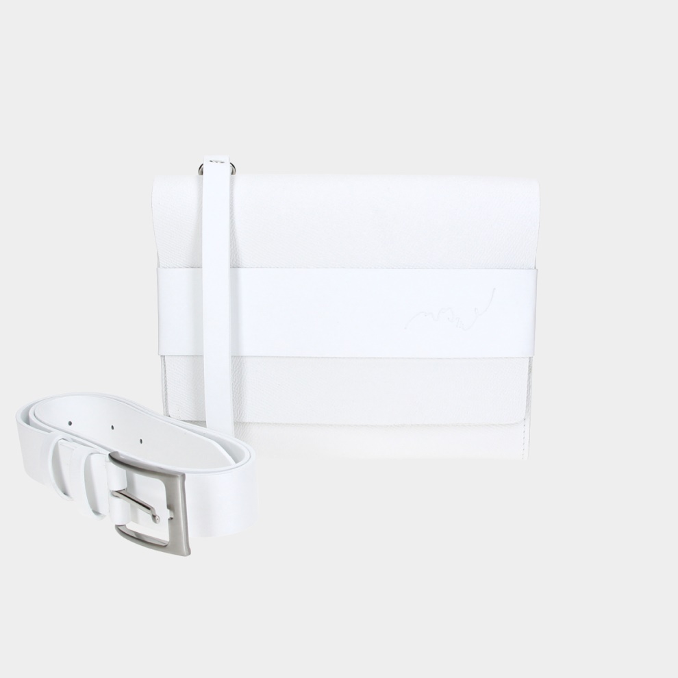 Nosme leather clutch bag