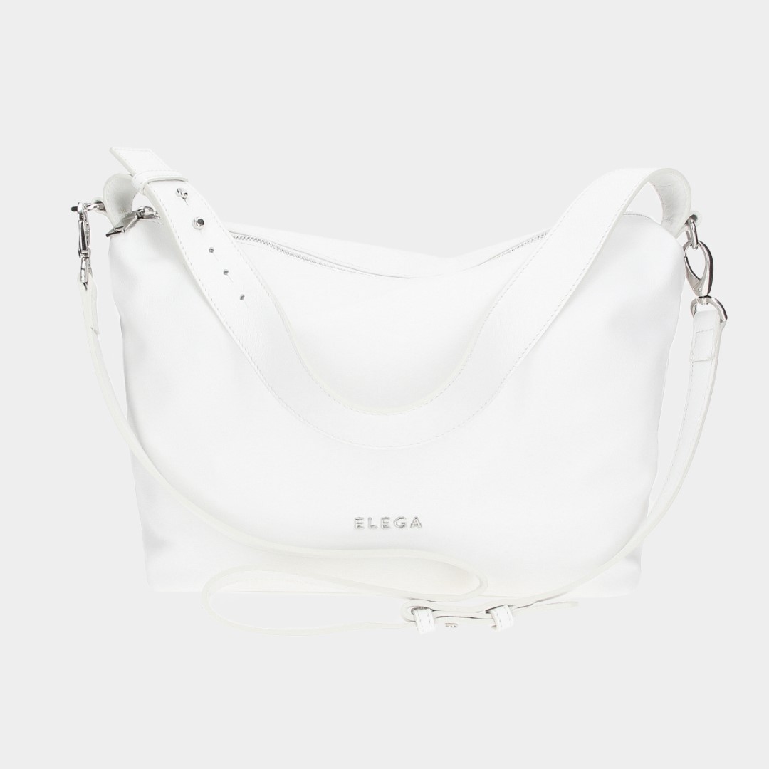 Small handbag Helen white/silver