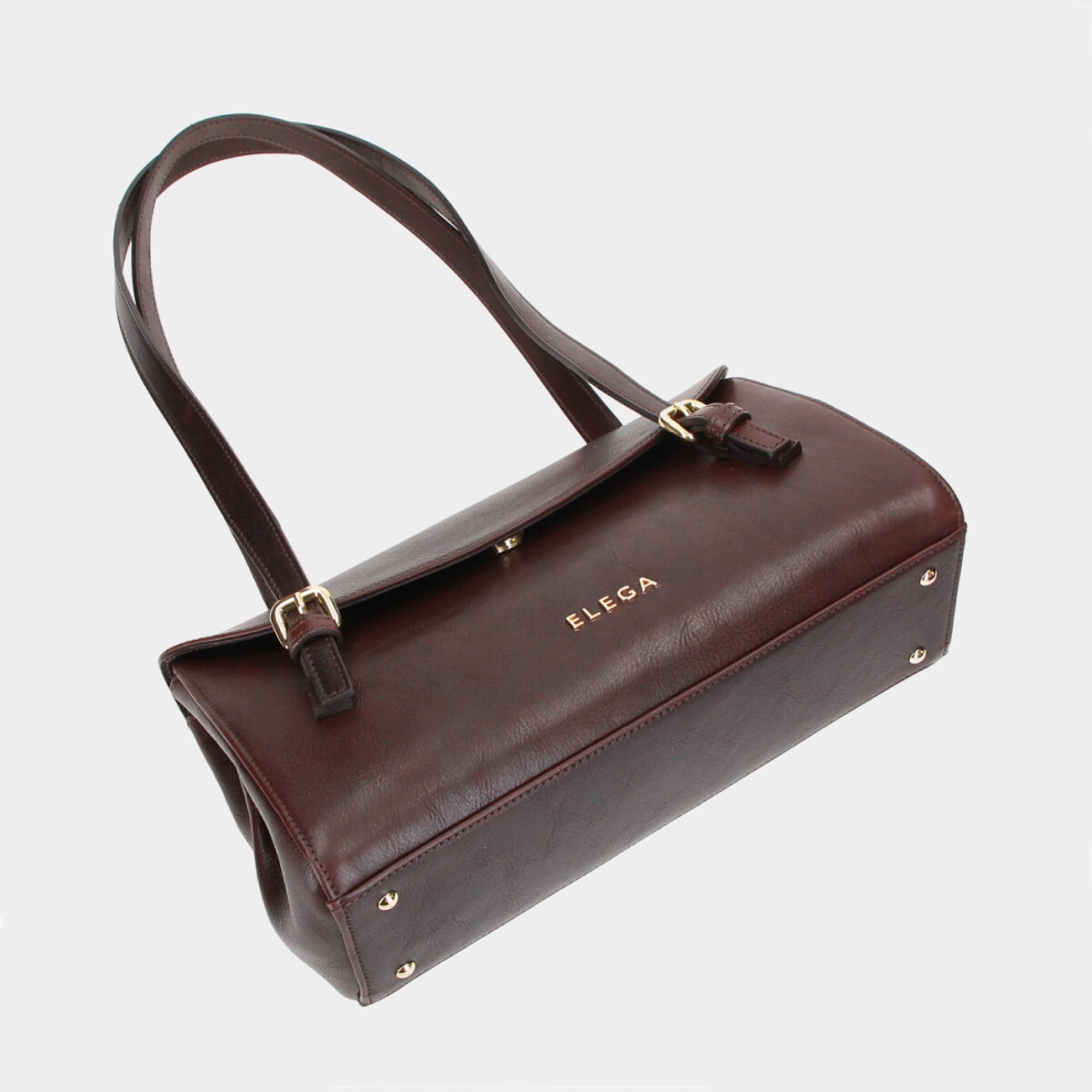 Small Arlette handbag cognac/gold (6)