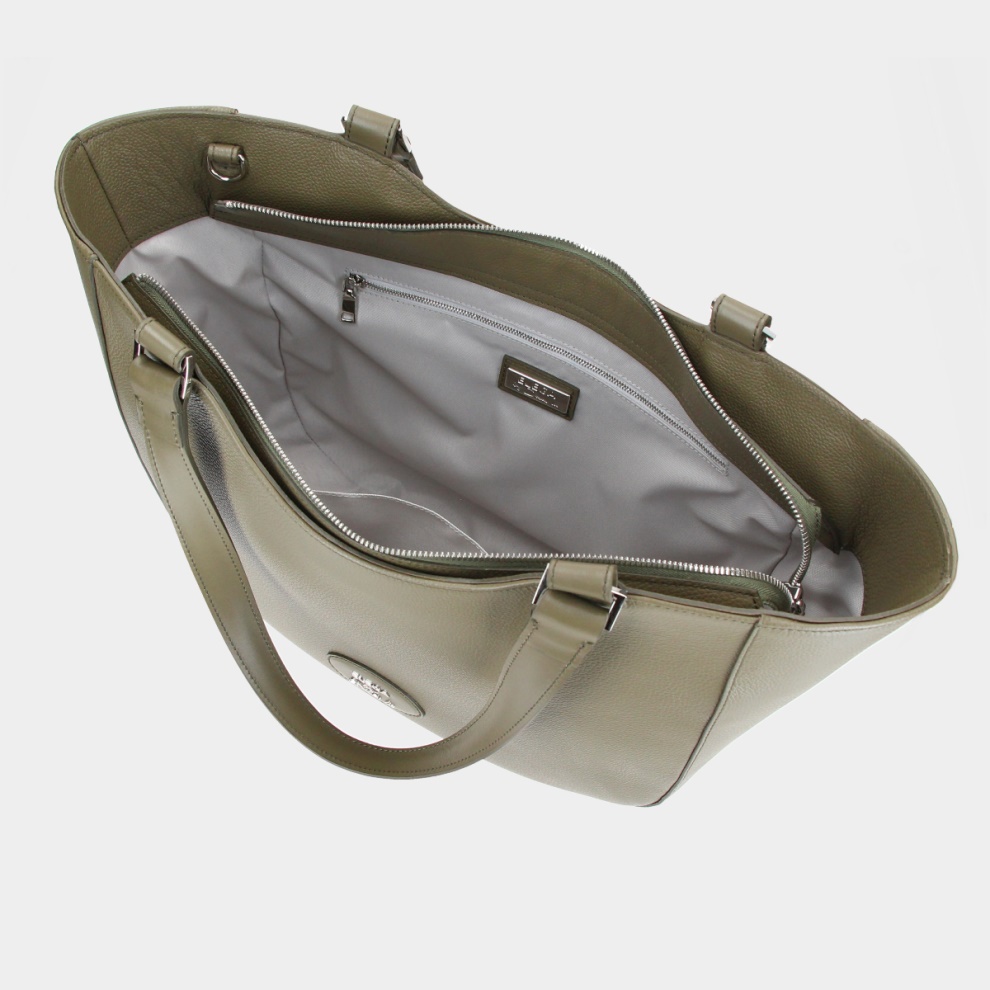 Shopper bag Brera blue/gold (5)