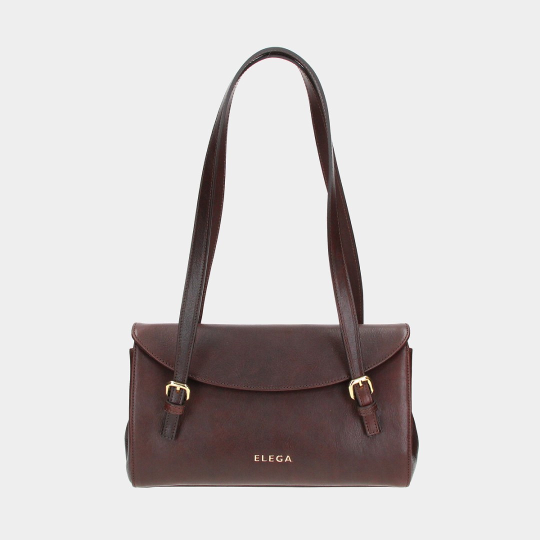 Small handbag Arlette dark brown/gold