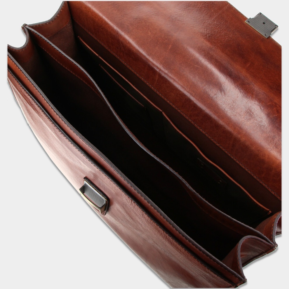 Men's briefcase Deril Brown (3)