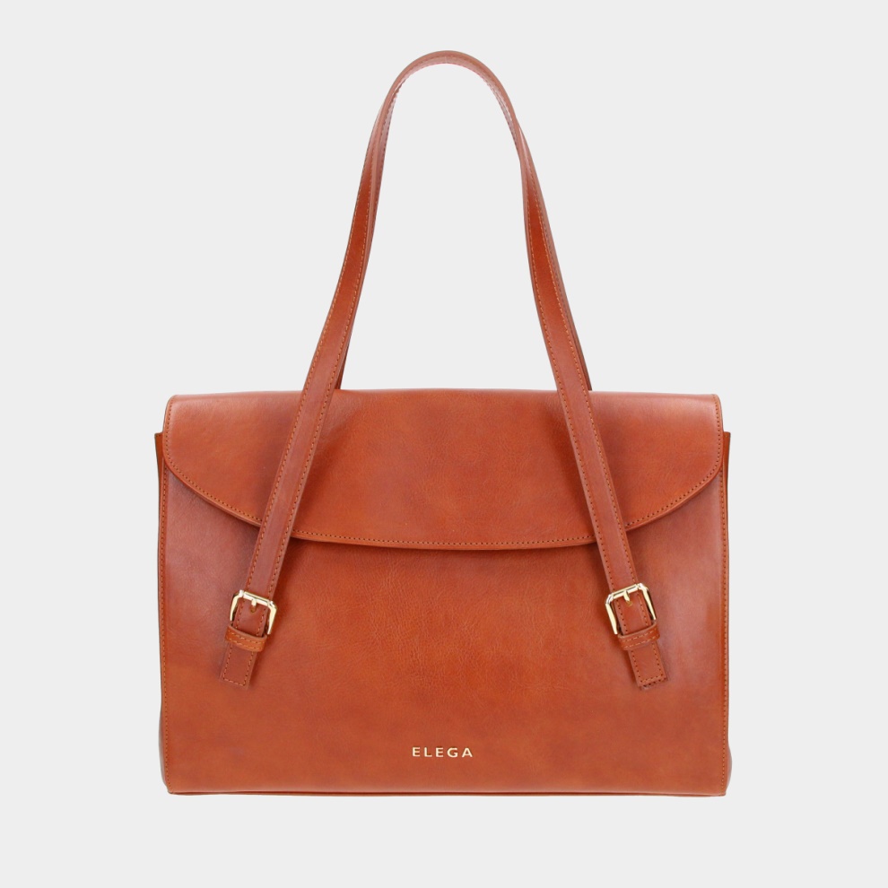Arlette handbag cognac/gold (4)