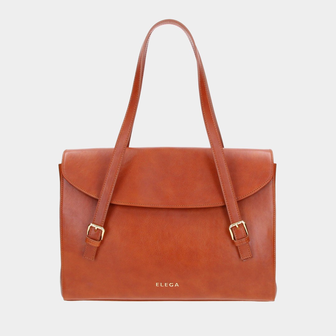 Arlette handbag cognac/gold