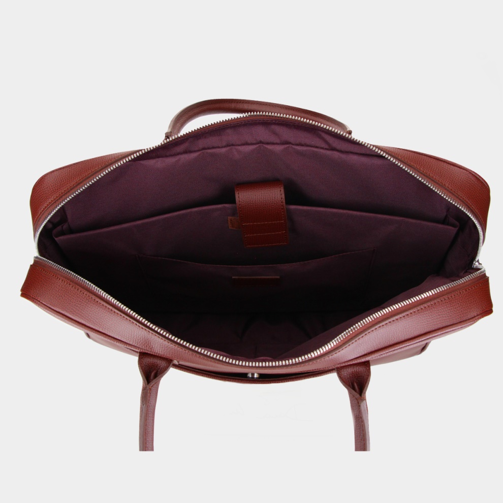 Laptop bag Victor St. brown crumbs (5)