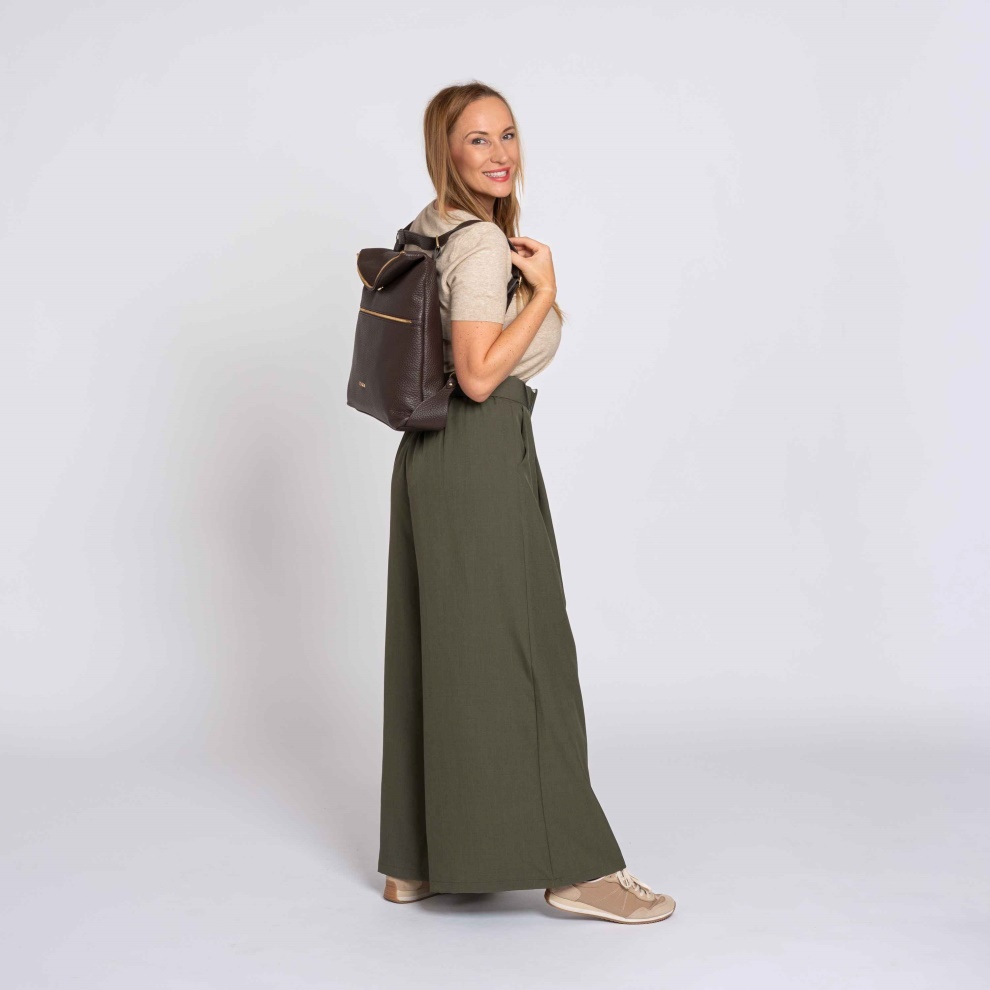 Backpack handbag 2in1 Bengi black/gold (8)