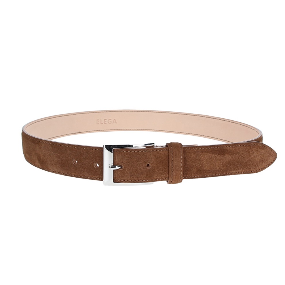 Jimm belt 85 cm velour cognac