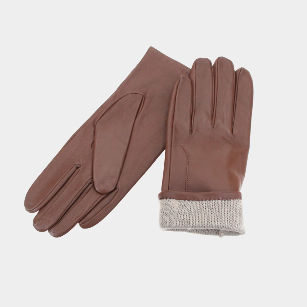 Women's gloves Alaska brown - size 8 (1)