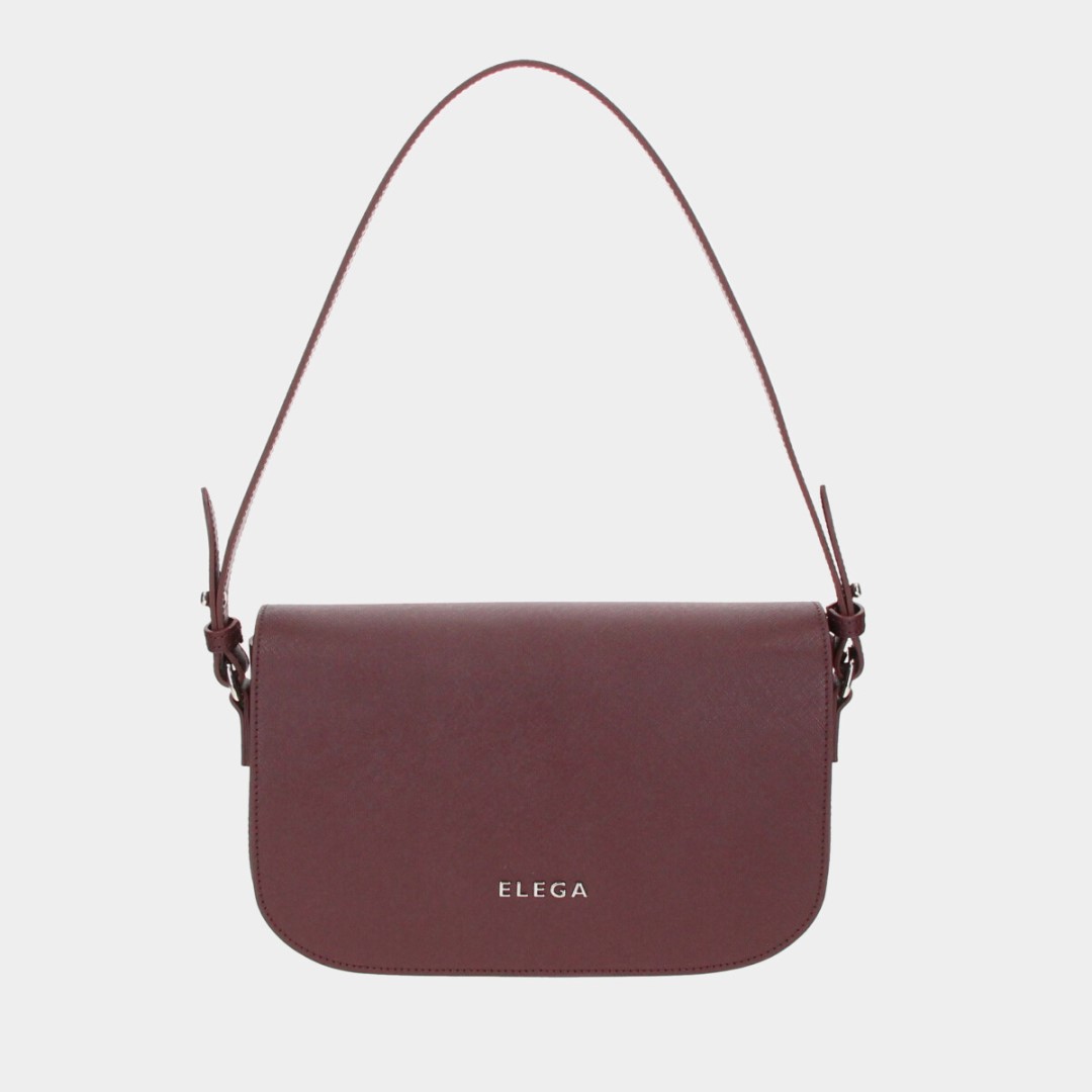 Handbag Farfalle burgundy/silver