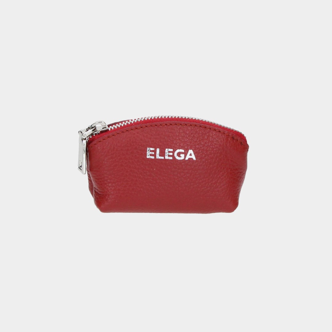 Mobi zipper keychain red/silver