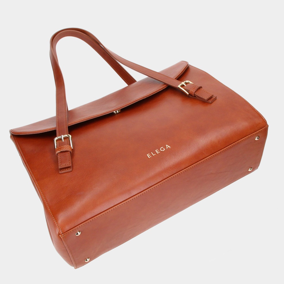 Arlette handbag cognac/gold (7)