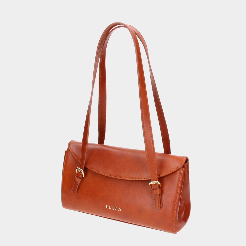 Small Arlette handbag cognac/gold (5)