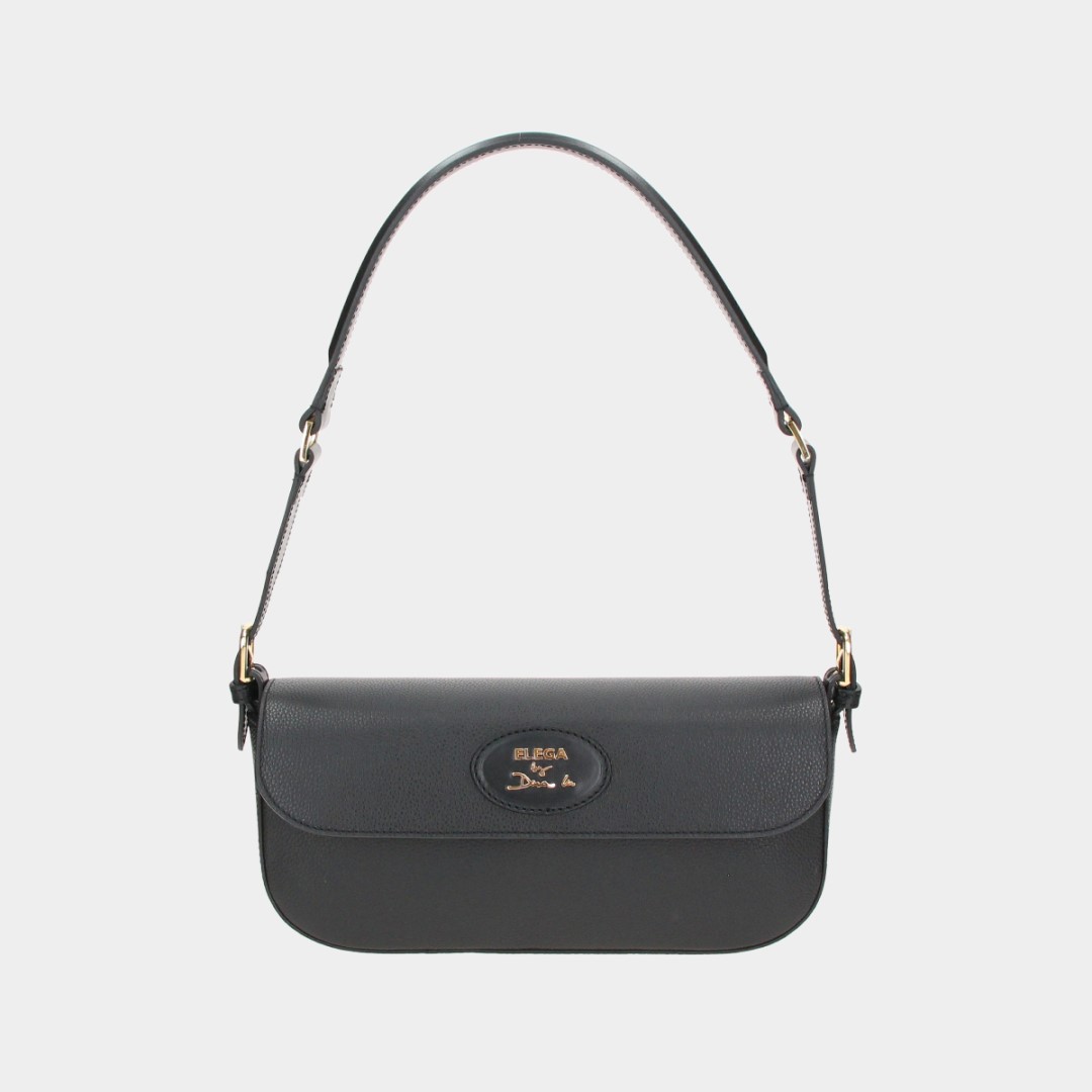 Small Brera flap bag black/gold