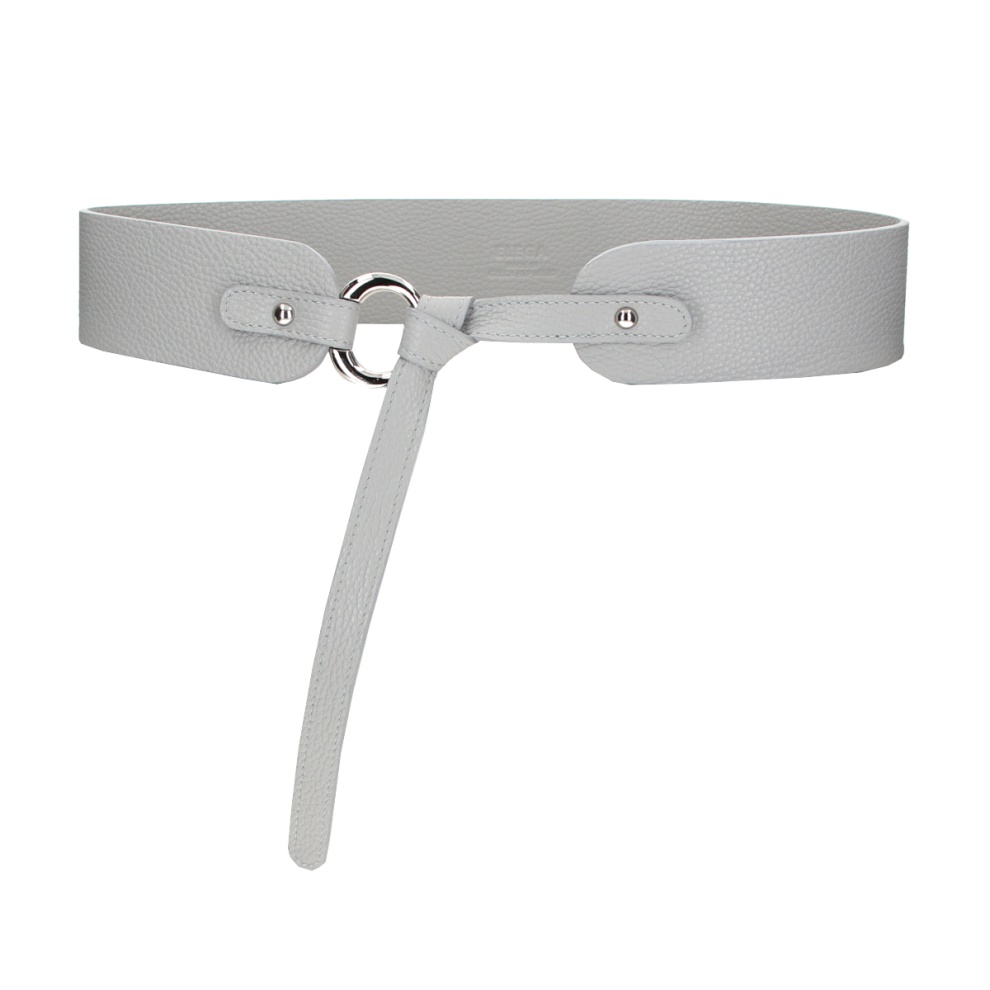 Leather tie belt M