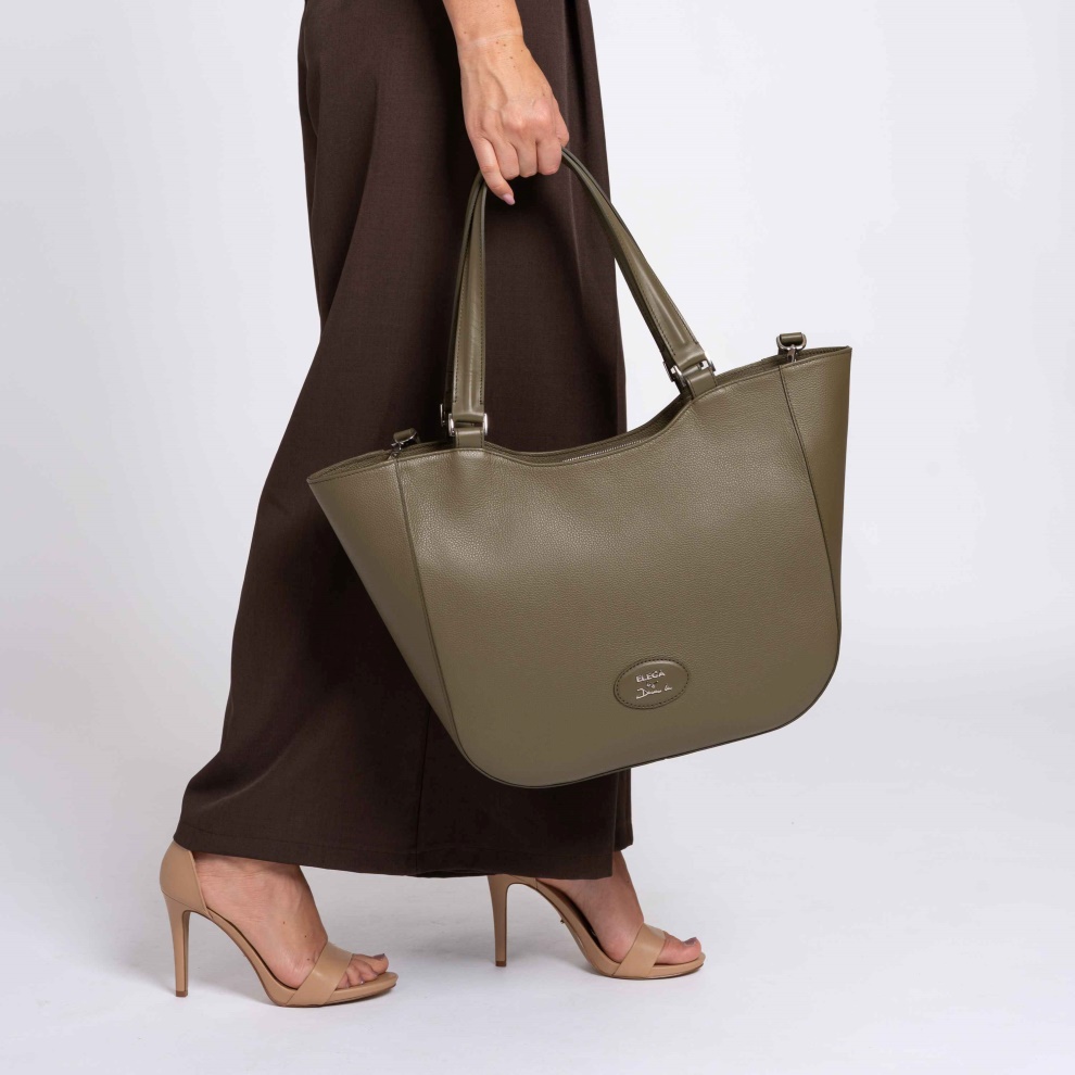 Shopper bag Brera blue/gold (8)