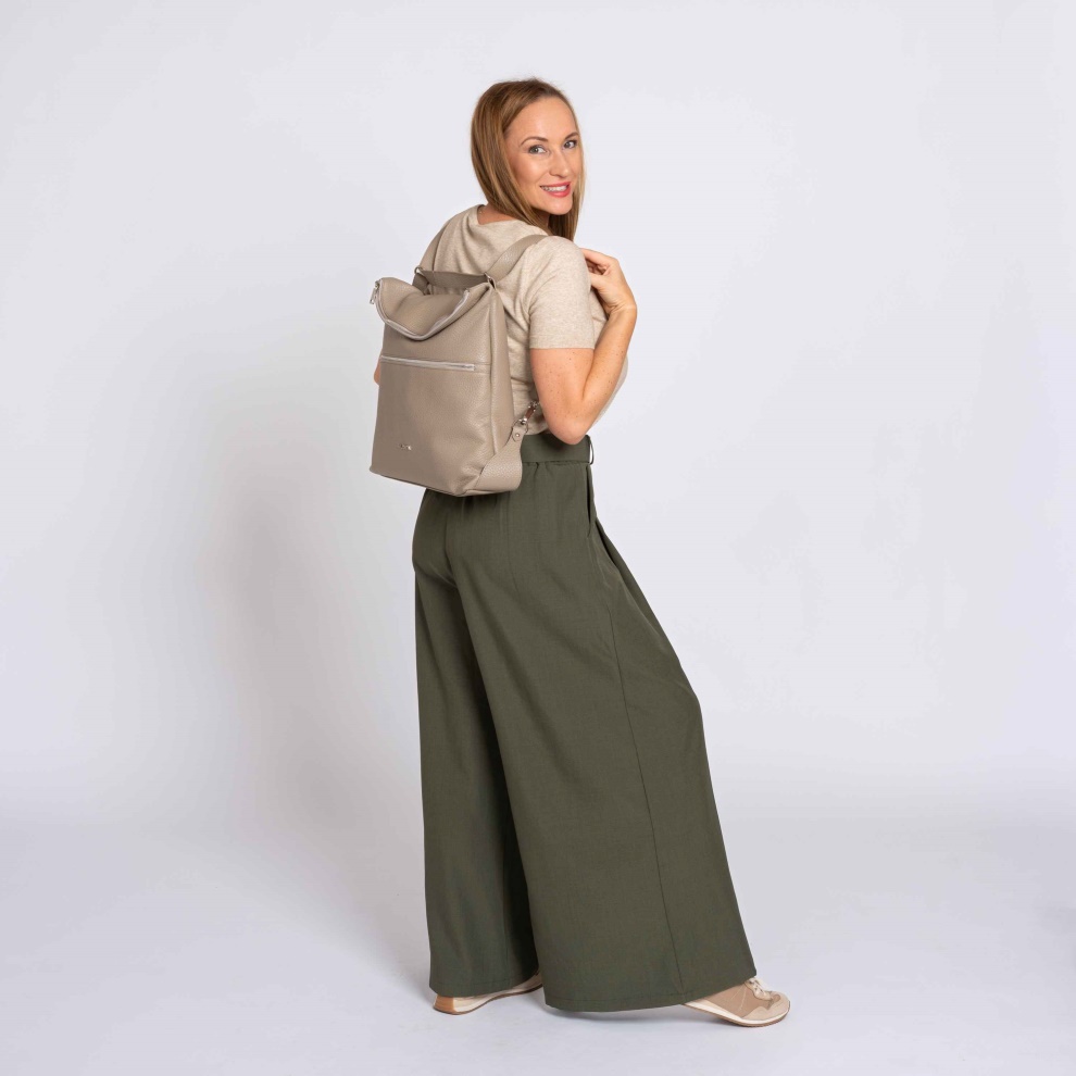 Backpack handbag 2in1 Bengi black/gold (5)