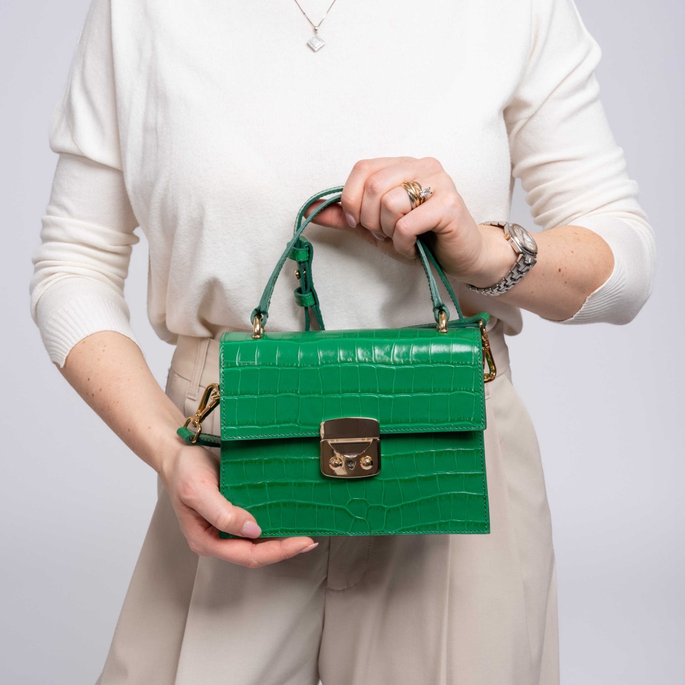 Mini Crocodile Handbag (6)