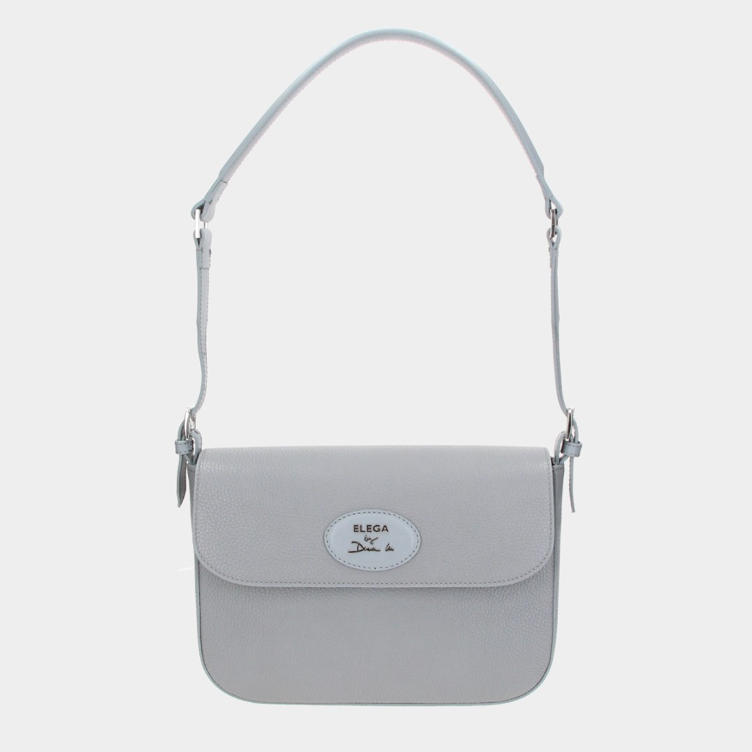 Brera flap bag grey/silver