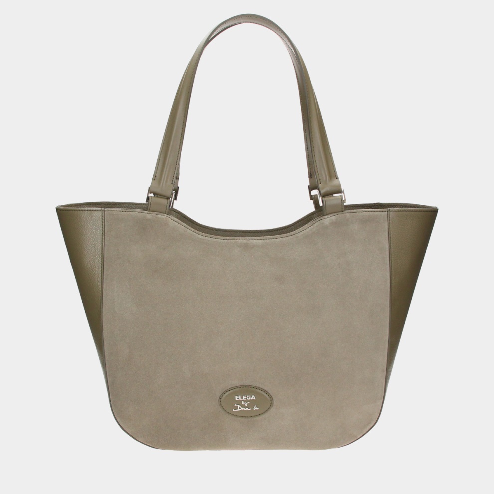 Shopper bag Brera blue/gold