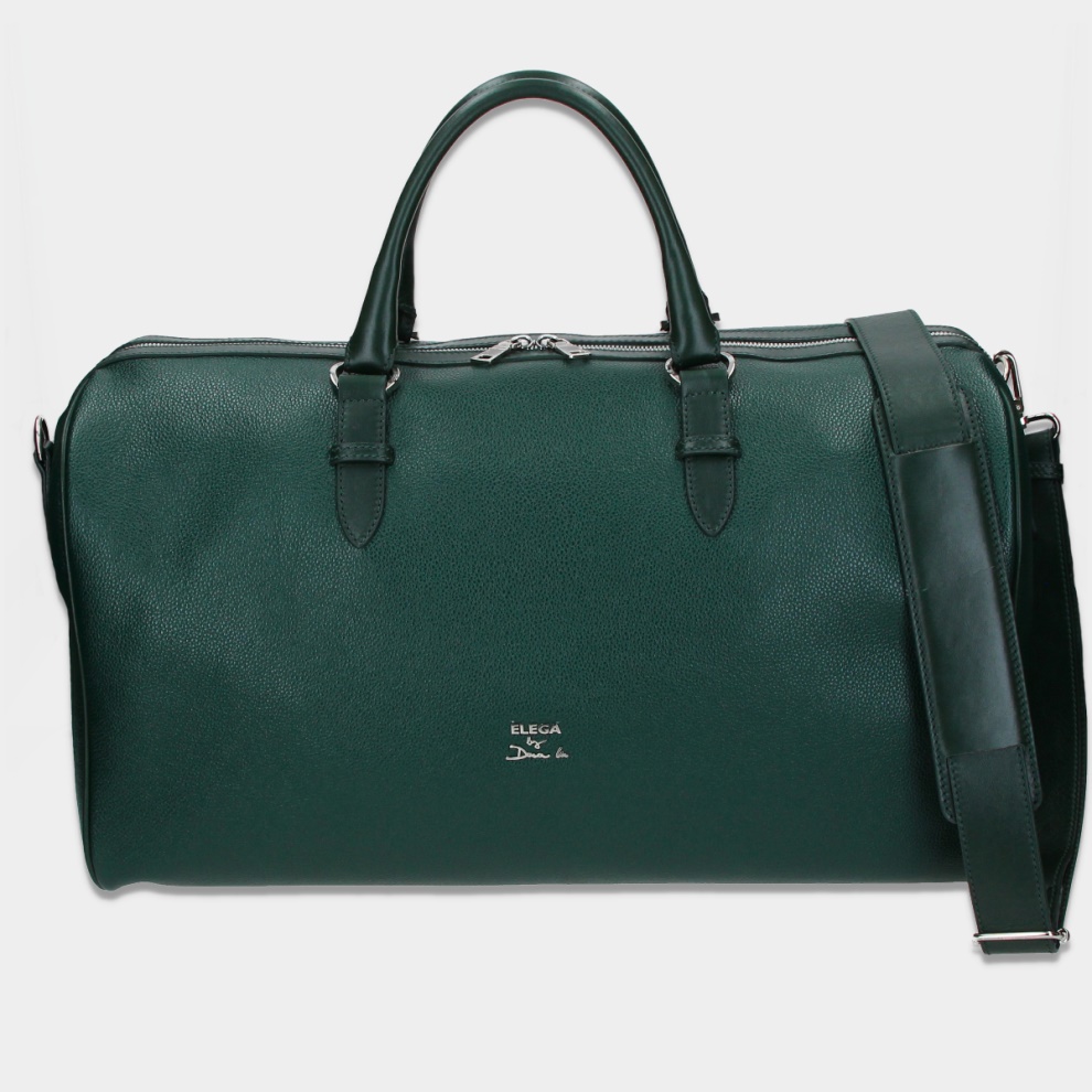 Travel bag Louvre green/gold