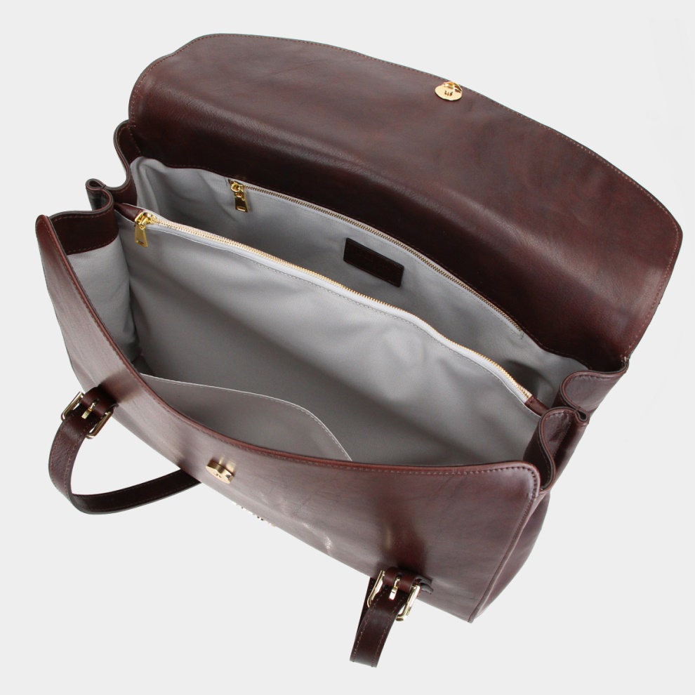 Arlette handbag cognac/gold (8)