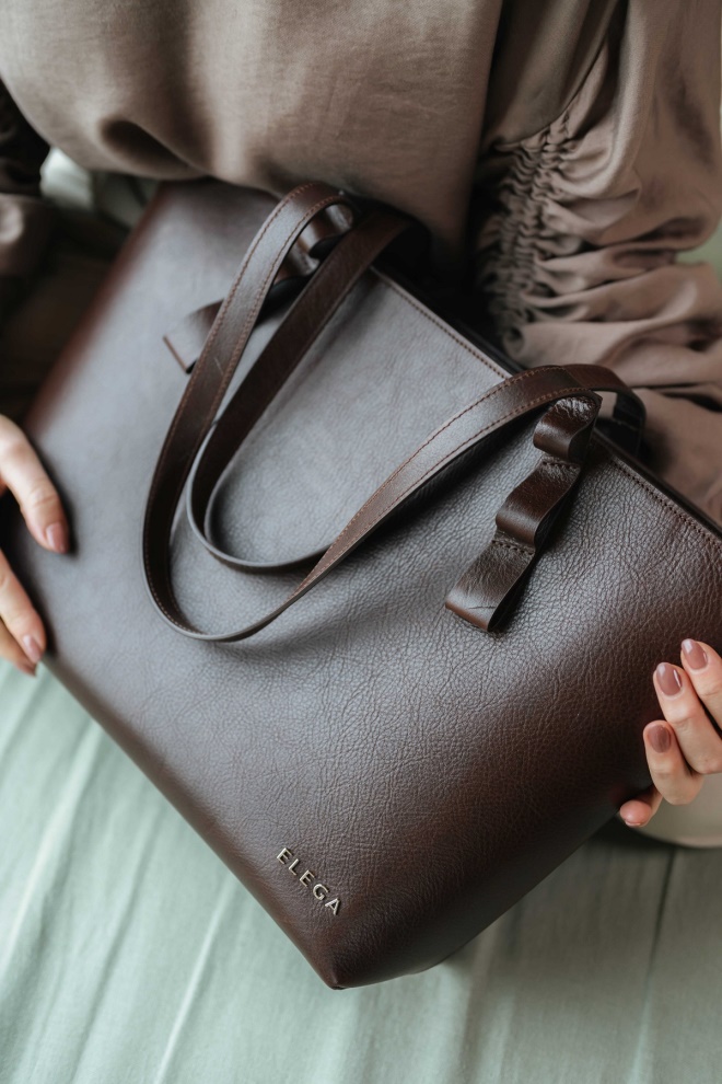 Shopper handbag Three generations black/silver (6)