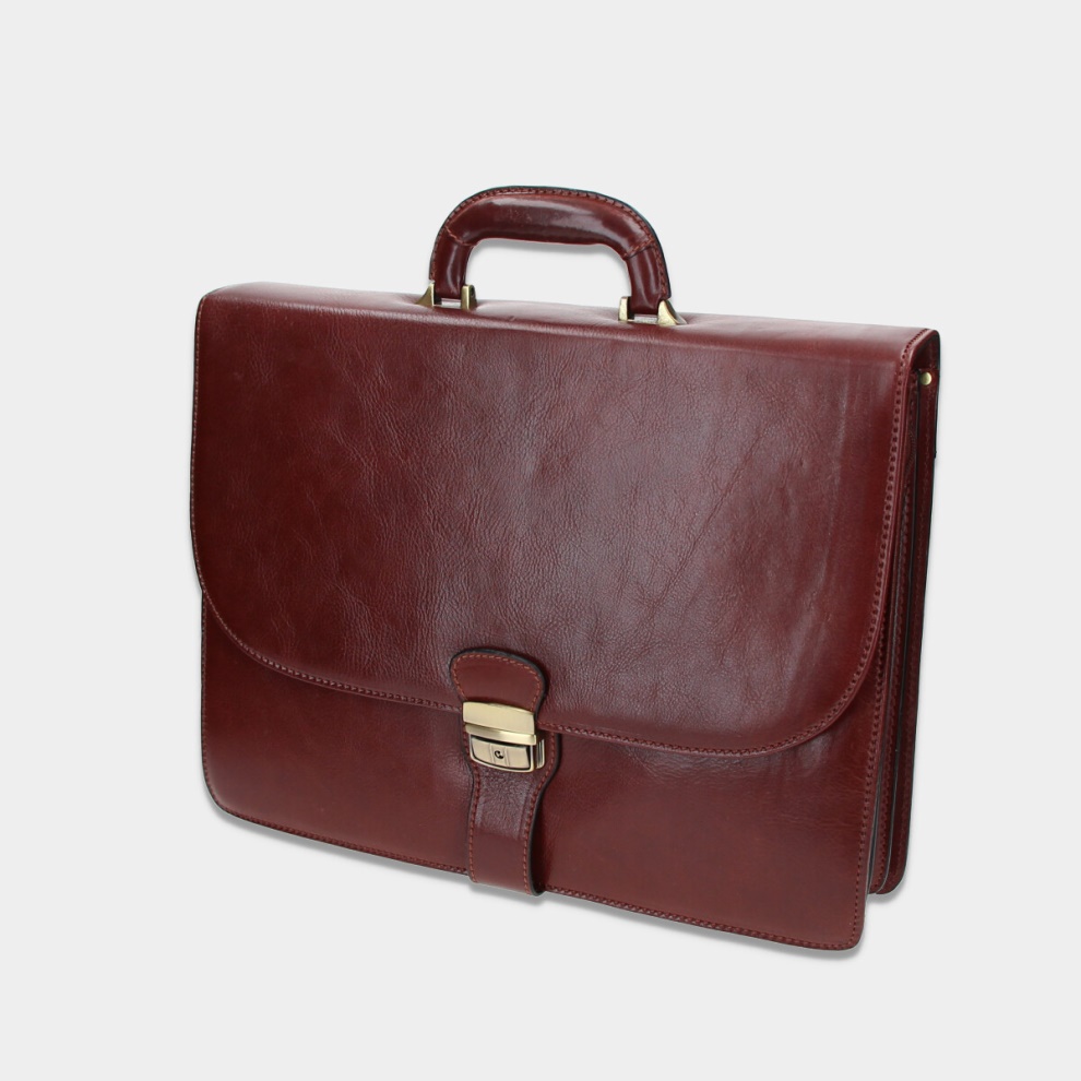 Men's briefcase Benjamin brown (1)
