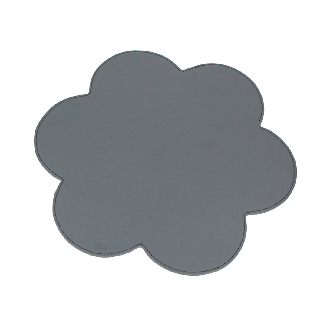 Mouse pad - flower gray