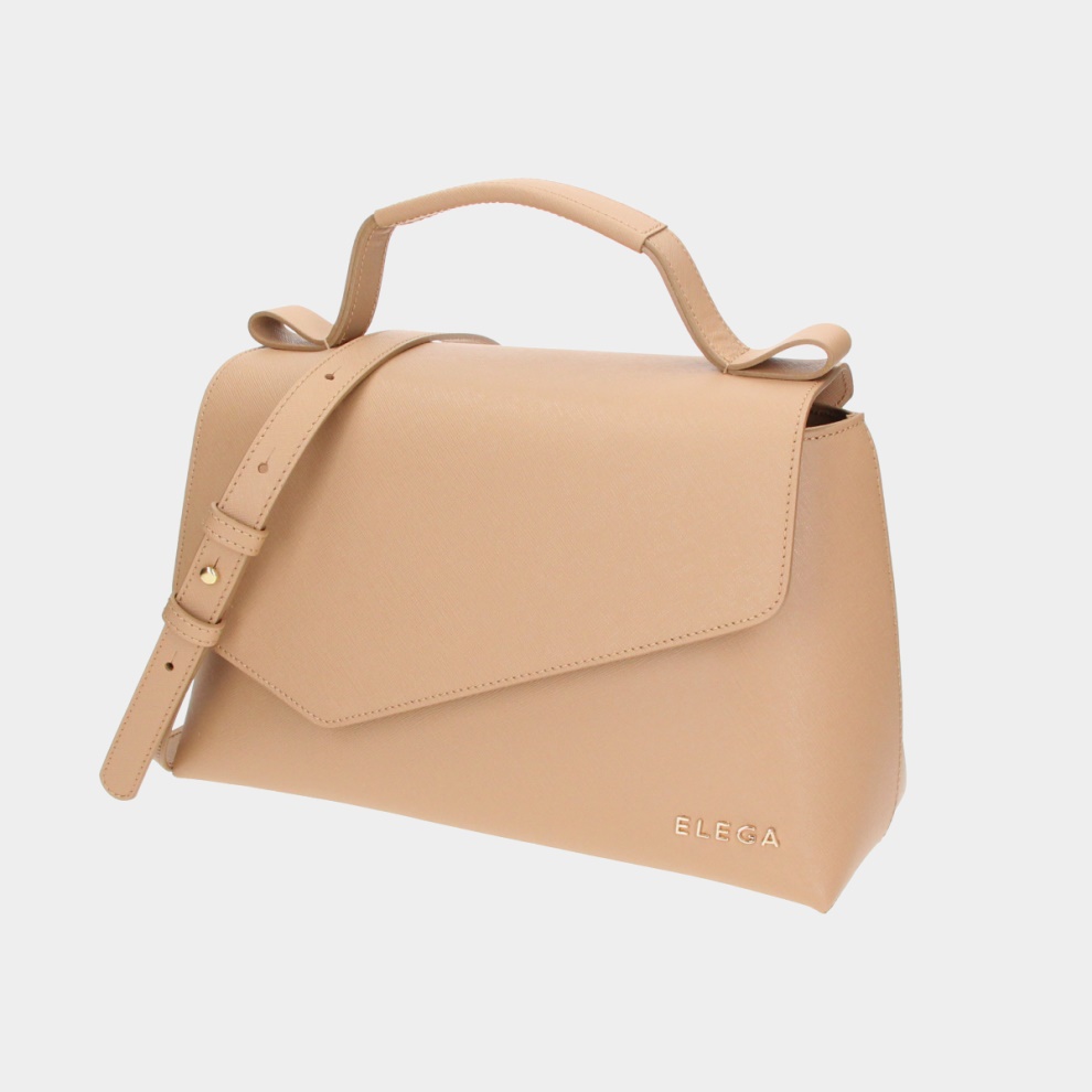 Flap bag Three generations cappuccino/gold (8)