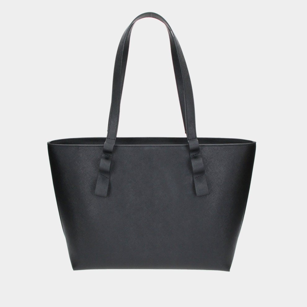 Shopper handbag Three generations black/silver (2)