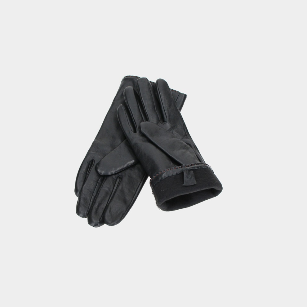 Women's leather gloves Jungo black (1)
