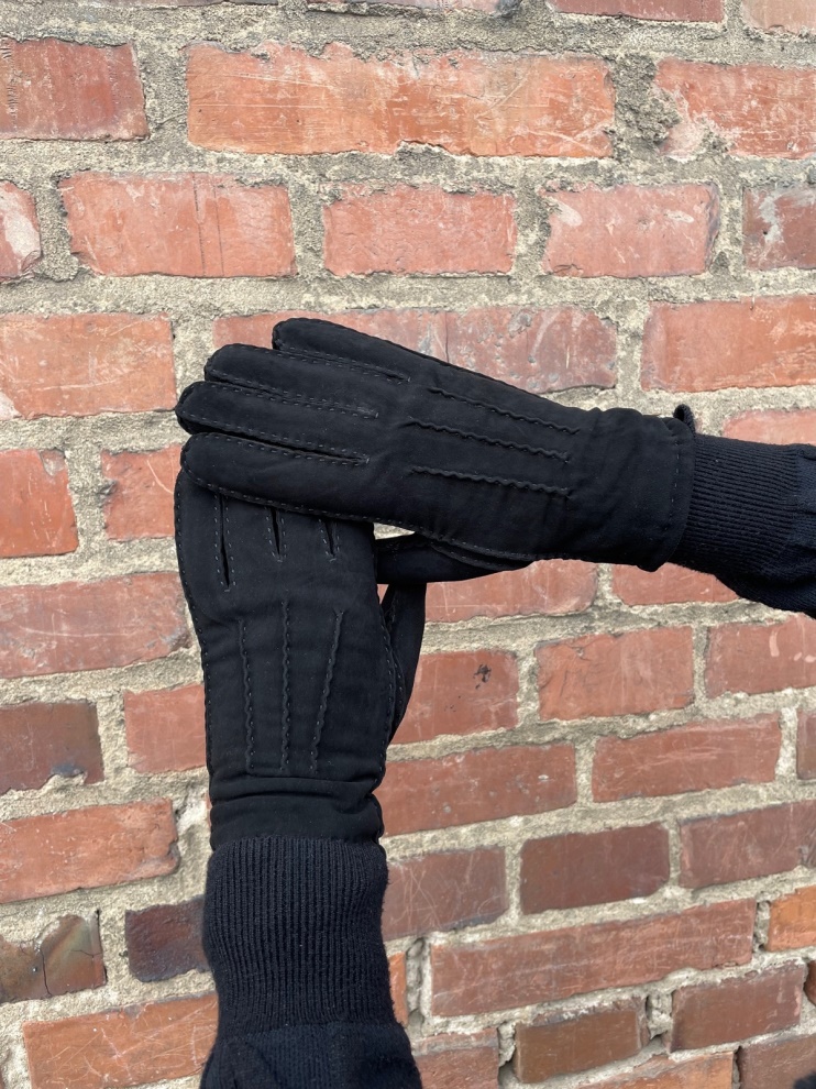 Women's gloves Rikin black - size 8.5 (2)
