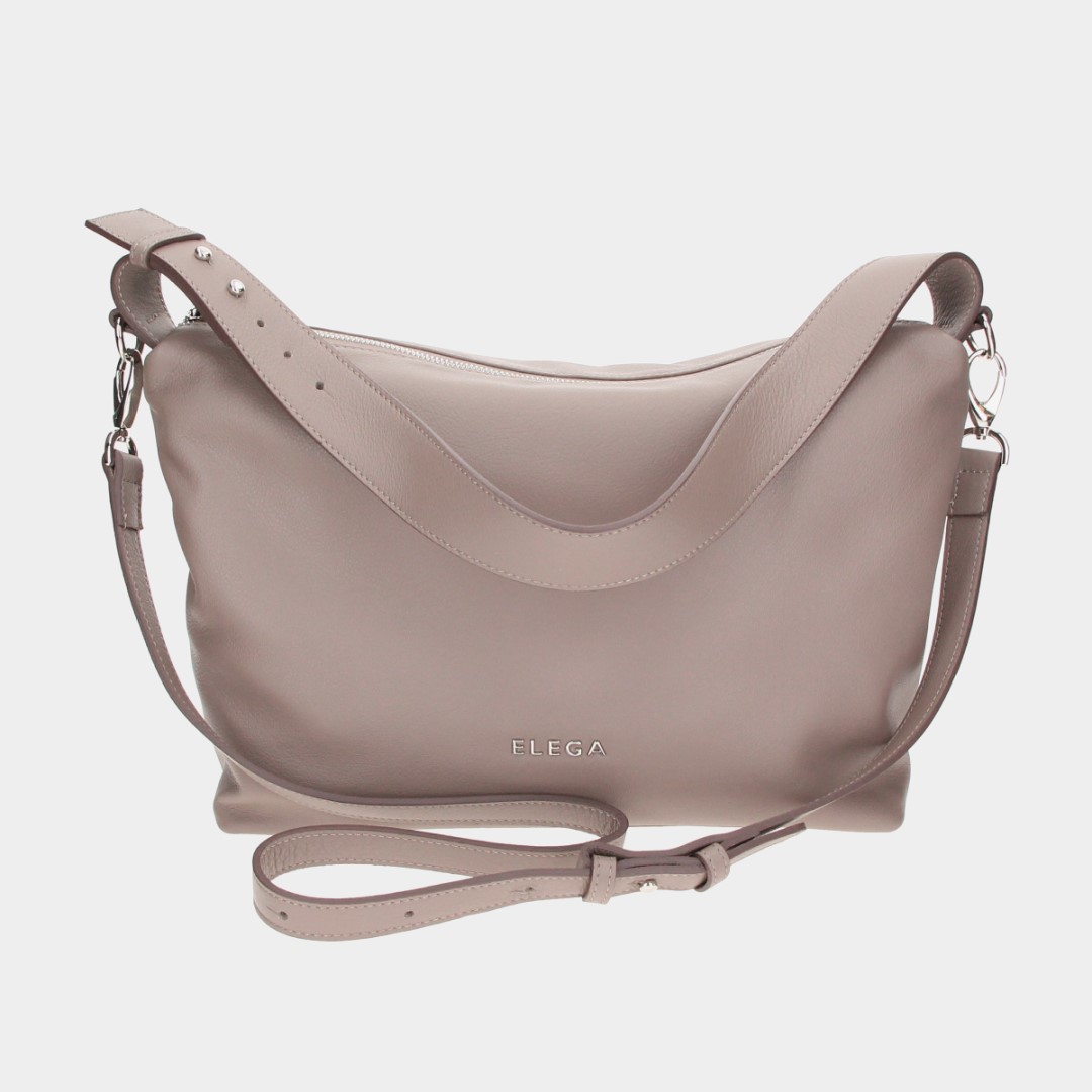 Small handbag Helen taupe/silver
