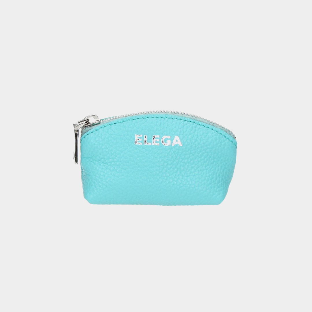 Mobi turquoise zipper keychain