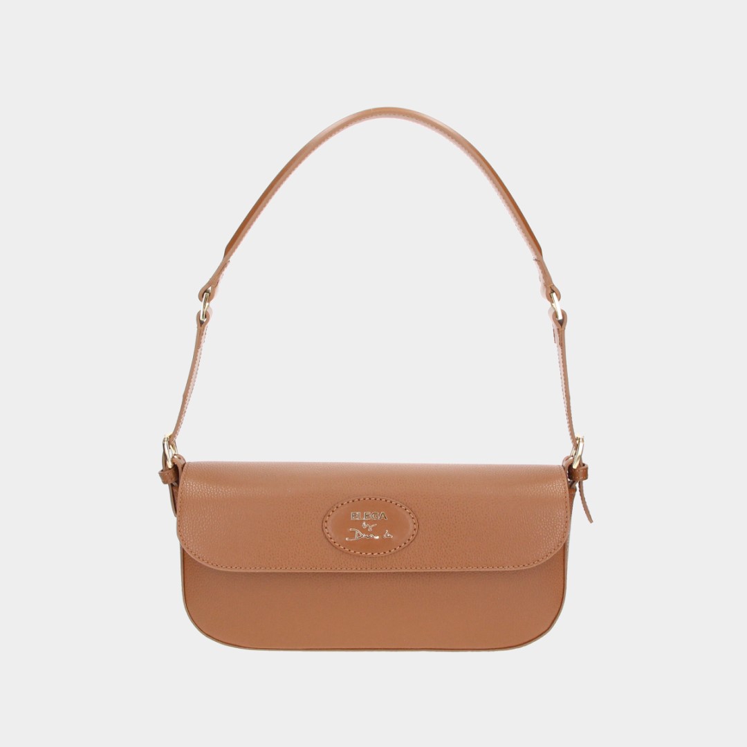 Small flap bag Brera brown/gold