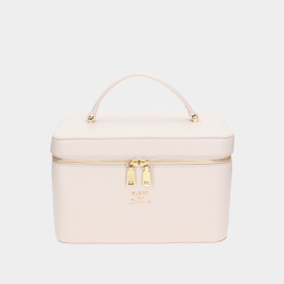 Cosmetic case ELEGA by Dana M. taupe/gold