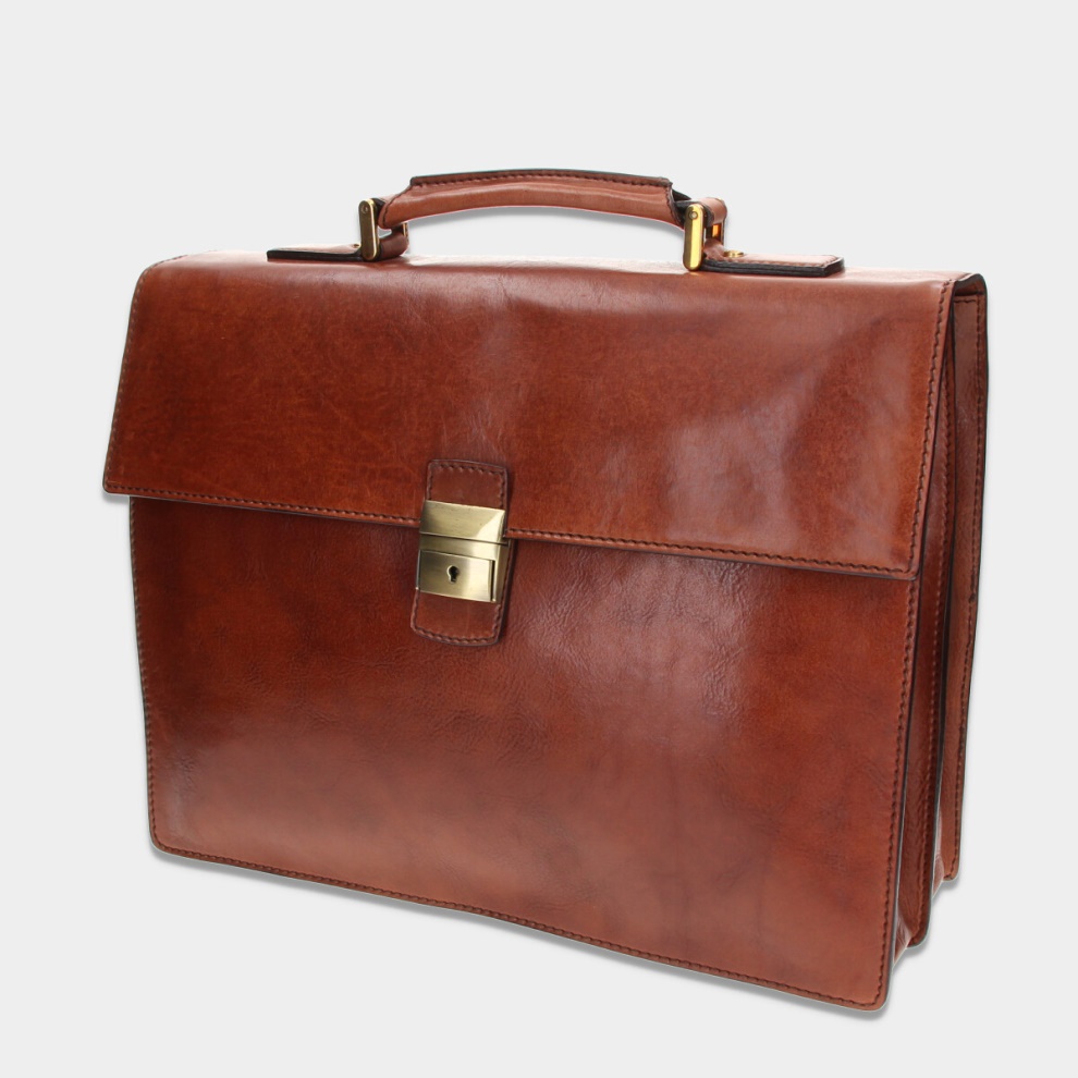 Men's briefcase Deril Brown (1)