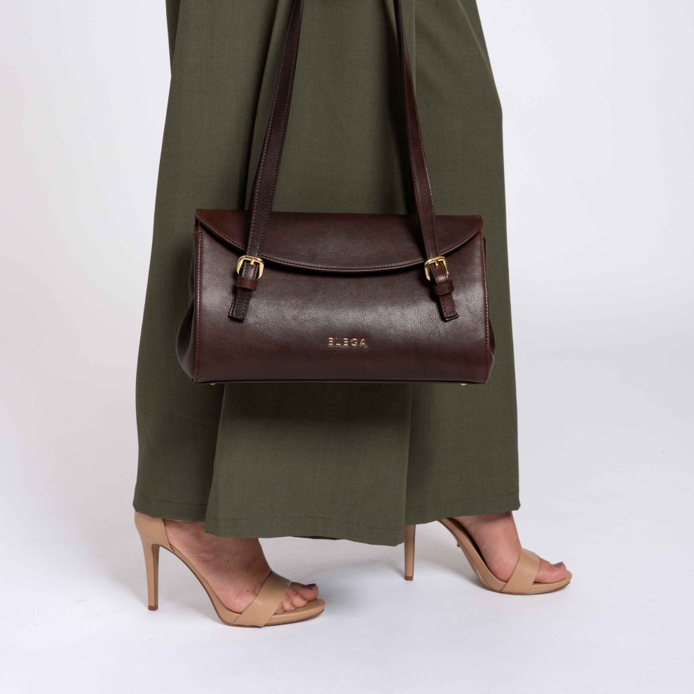 Small Arlette handbag cognac/gold (2)