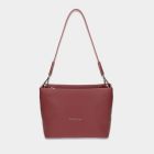 Kabelka na rameno Fluffy rosewood/stříbro