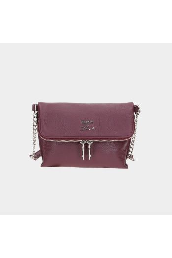Malé crossbody Marina švestková/stříbro